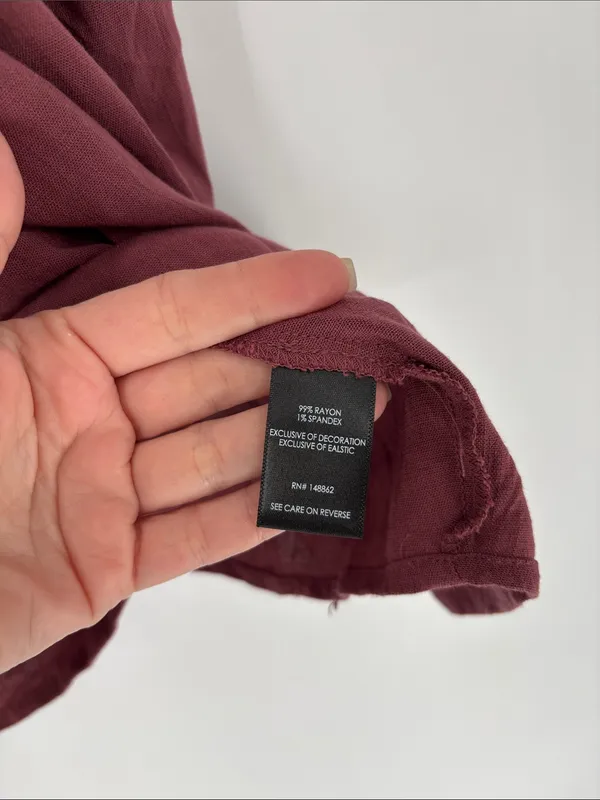 Torrid smocked mauve top tank 2 - Image 3