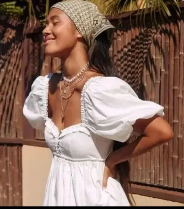 Free People NWT Rendevous Mini Dress Medium - Image 2