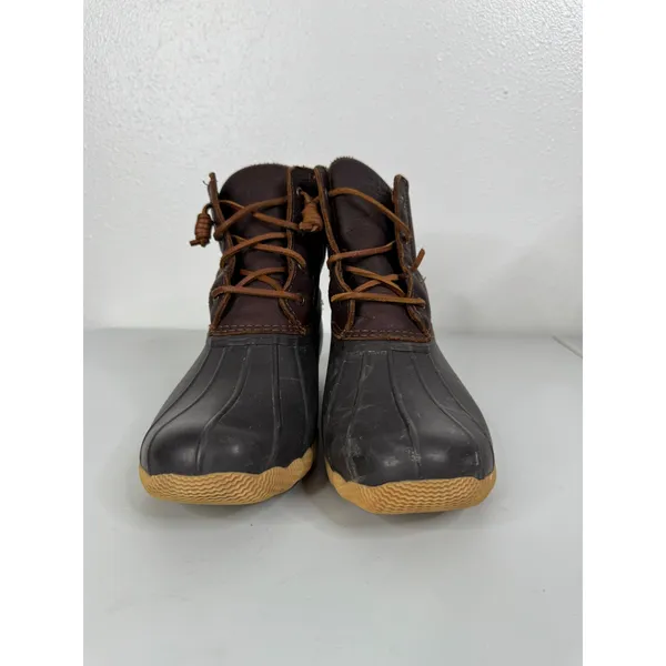 Sperry Black‎ Brown Waterproof Boots Size 8.5 - Image 2