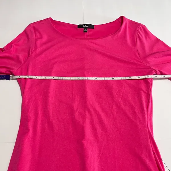NWT Lulus Comeback Baby Hot Pink Long Sleeve Knit Dress‎ LARGE - Image 7