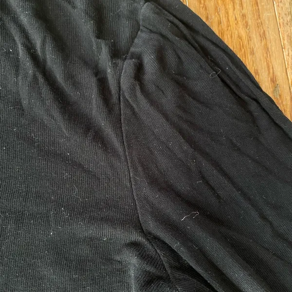 black mock neck long sleeve top Size M - Image 5