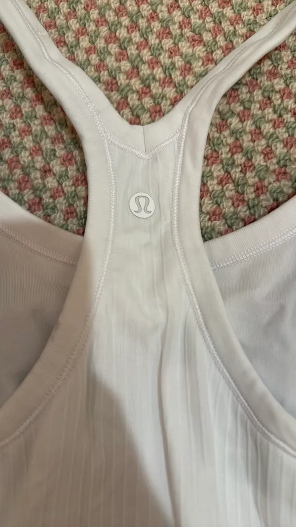 Lululemon White Tank top - Image 3