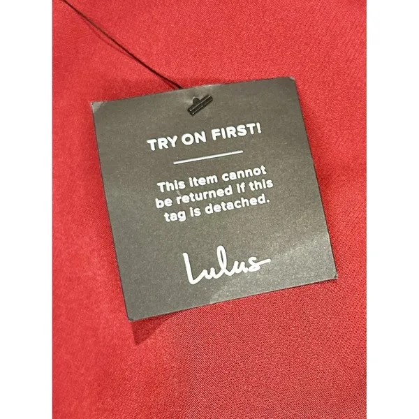 Lulus "Under My Spell" Wine Red Cutout Sleeveless Midi Dress Size Medium EUC!!! - Image 4