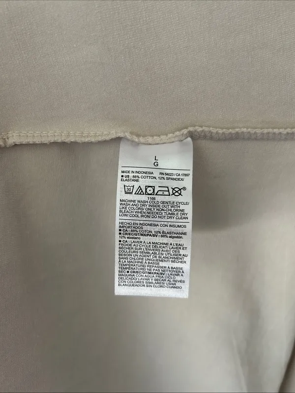 Old Navy |Light Cream Scoop Neck Cap Sleeve Dress sz L - Image 6