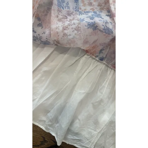 REVOLVE Atoir Floral Mini Ruffled Dress in Pink and Blue Size US 2-3077 - Image 11