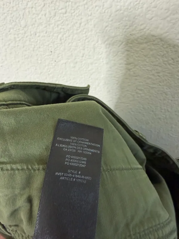 Aritzia TNA Supply Cargo Pant Green Womens Size 10‎ - Image 8