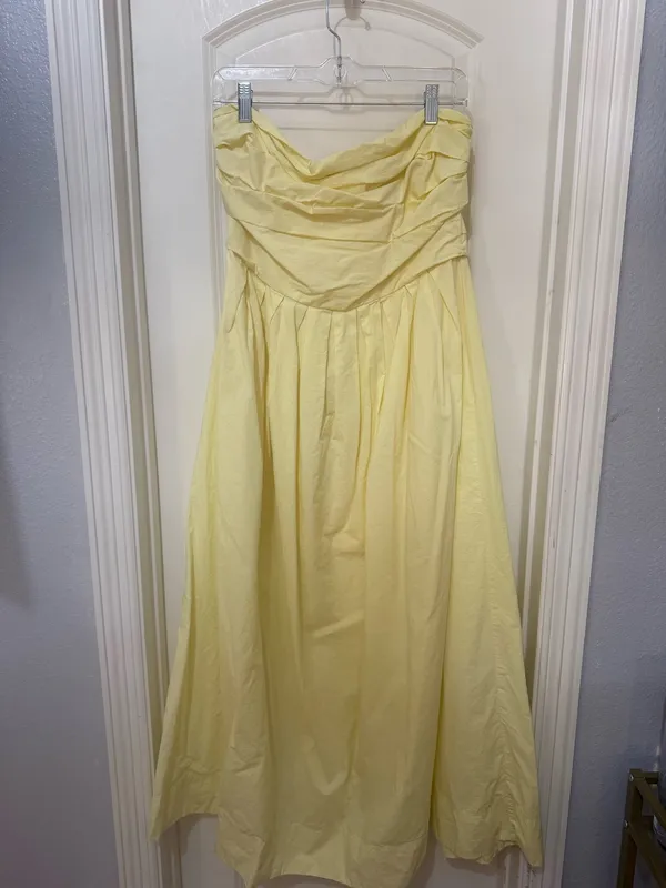 Fortunate One Yellow Maxi Dress - Image 2