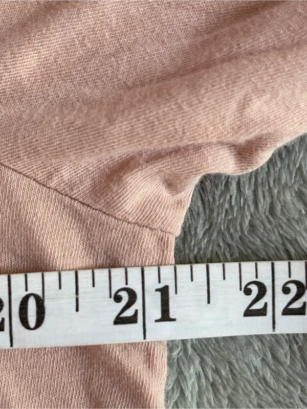 MATE the Label blush organic cotton long sleeve top minimalist sustainable L - Image 6