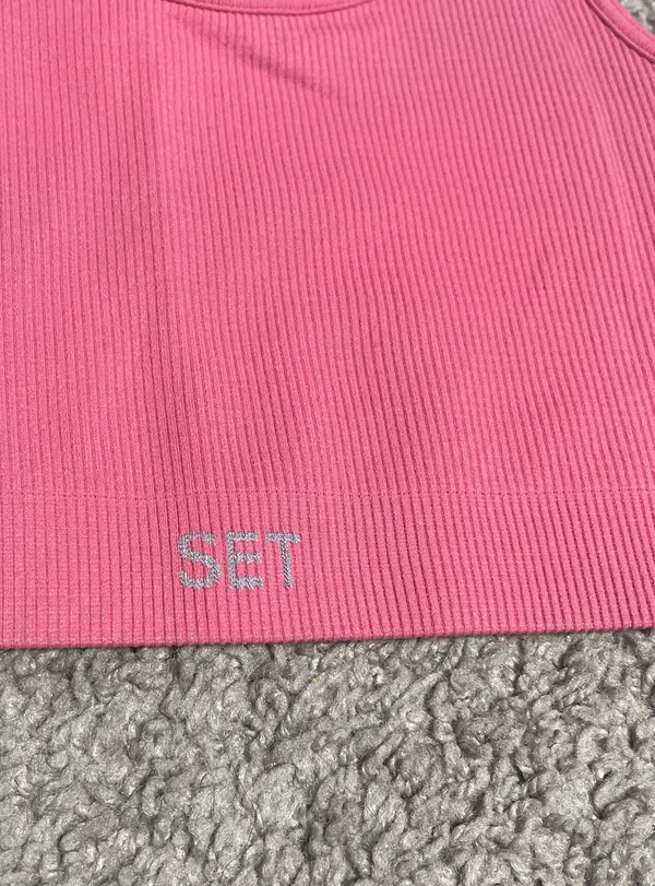 Set active Ribbed Sports Bra for women - size XSMALL / Small - Image 3