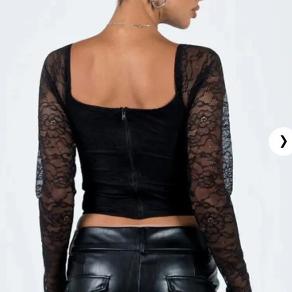 PRINCESS POLLY Purnell Lace Top Black - Size 4 - NEW With Tags - In Bags.‎ - Image 5