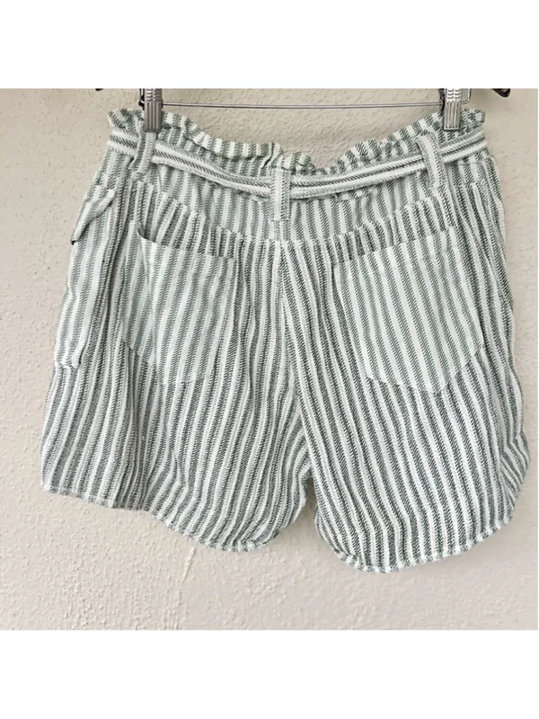 Free People Fp One Harriet Striped Shorts Mint Chip Combo Pocket M Coastal Beach - Image 5