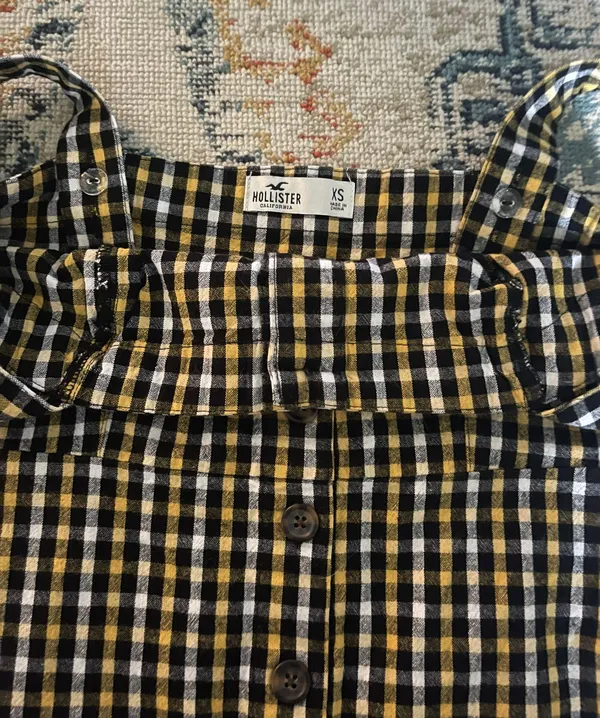 Hollister Checkered Dress - Image 3