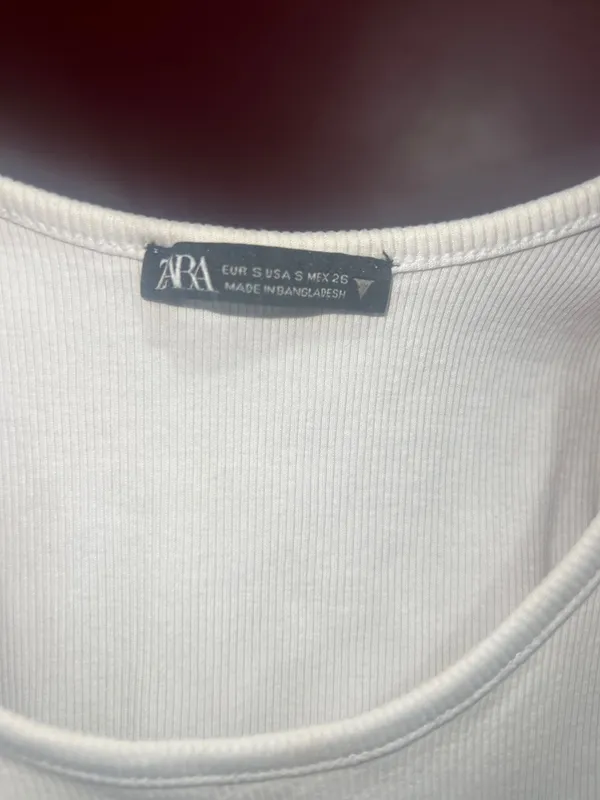 zara white tank top - Image 2