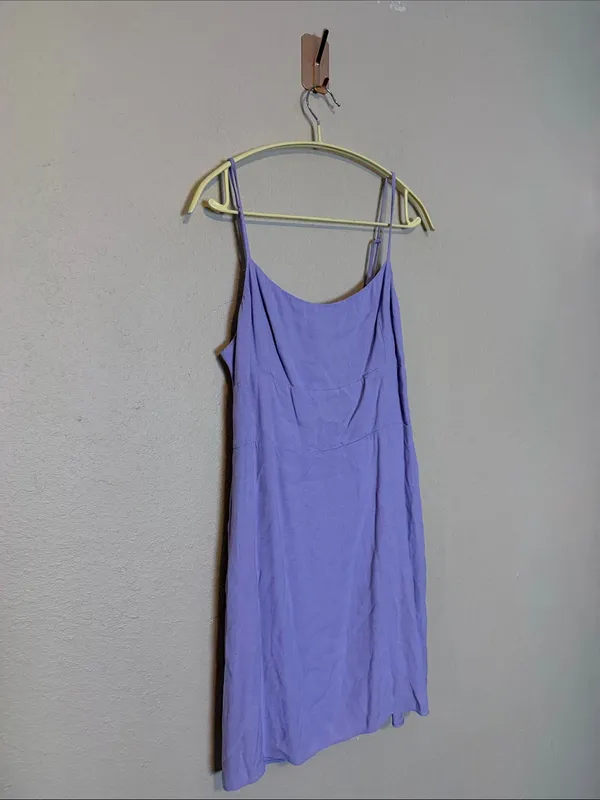 Aritzia Sunday Best Jackson‎ Mini Dress Lavish Lavender Purple Size Large - Image 3