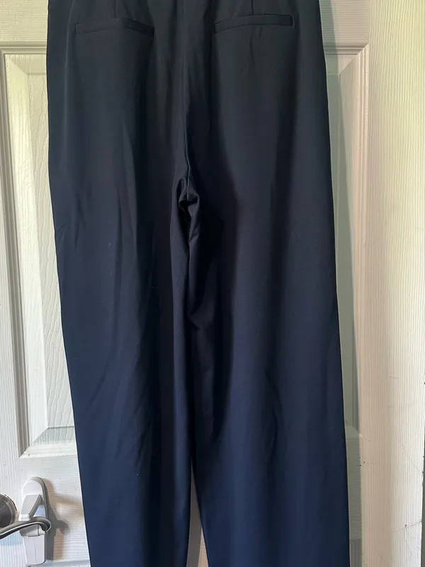 OGL Bamboo NWT Women’s Navy Pleated Dress Pants - Image 4