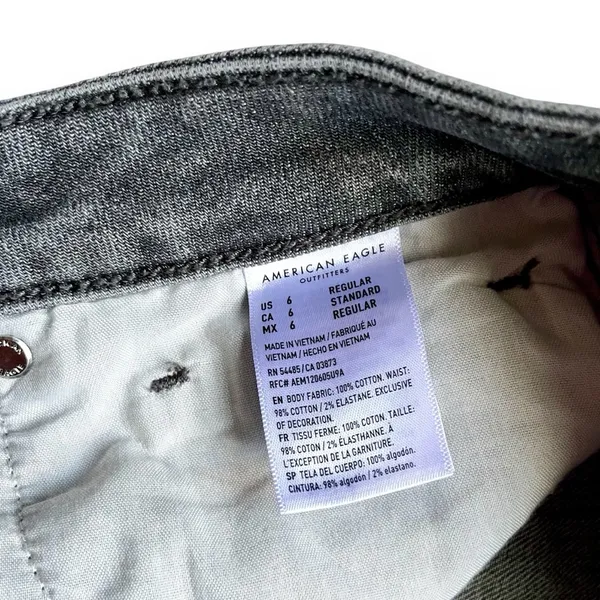 American Eagle Outfitters Distressed Mom Jeans - Image 5