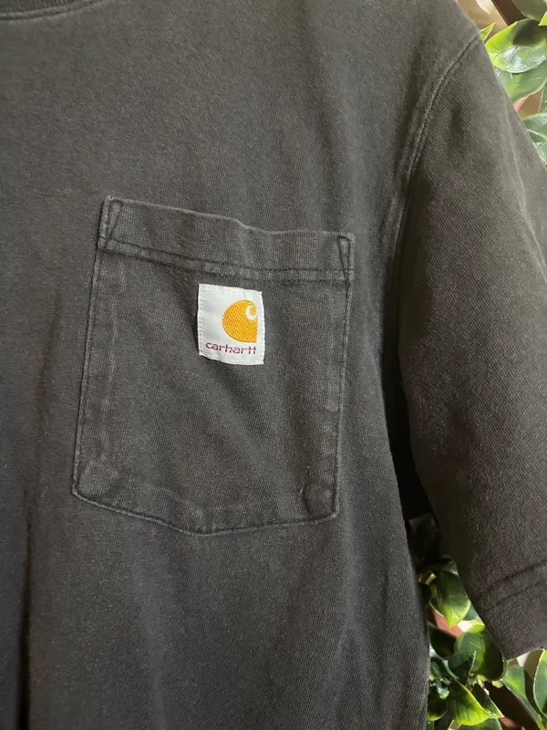 Carhartt Workwear Loose Fit Pocket Short-Sleeve T-Shirt in black - Image 2