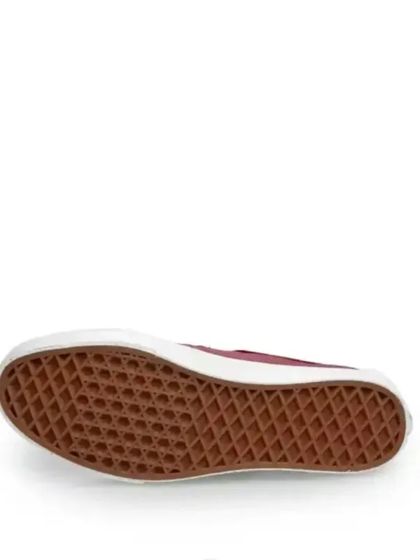 NEW VANS Leather Mary Jane Shoe Bordeaux / Red / Burgundy M-6.5 W -8 - Image 5