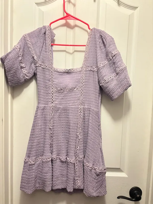 Showpo Mini Dress Lilac Purple - Image 3