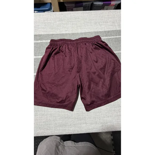 Badger Sport Small Maroon LA Logo Athletic‎ Shorts Burgundy Performance S - Image 4