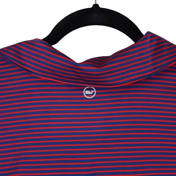 Vineyard‎ Vines Sankaty Polo Women Medium Striped Performance Preppy Indie - Image 10