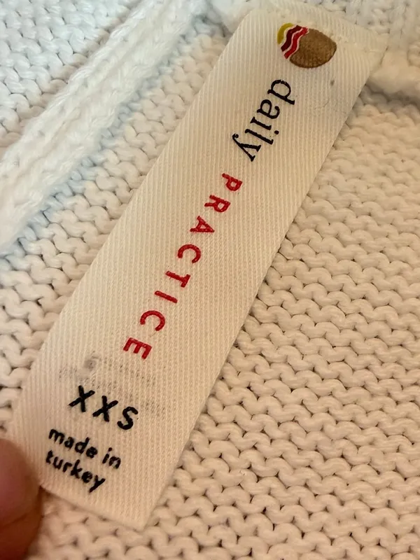 Daily Practice Anthropologie 100% Cotton Stretch Shorts Side Stripes Size XXS - Image 11
