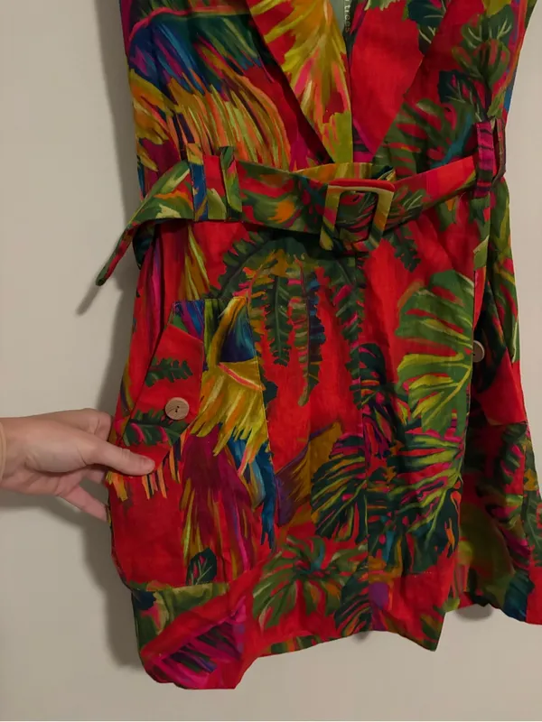 NWT Farm Rio Urban Jungle Mini Dress size Small - Image 4