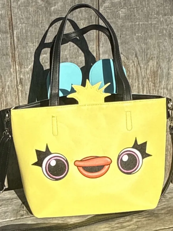 Loungefly Toy Story 4 Ducky Bunny Character Crossbody Handbag Tote Snap & Zipper - Image 13
