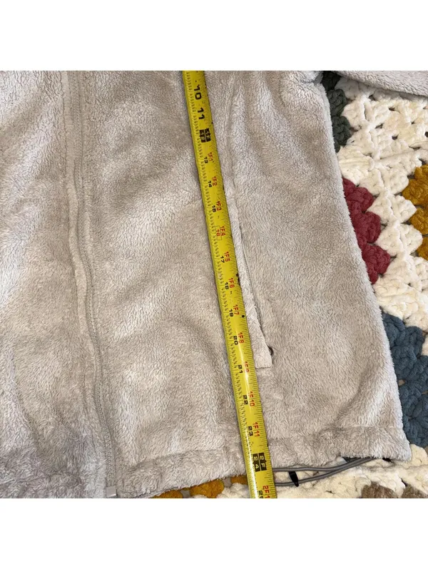 The North Face $110 Osito Fleece Jacket Womans Large Gray Cozy Warm Lightweight - Image 9
