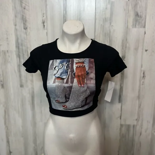 Crop top Black - Image 2
