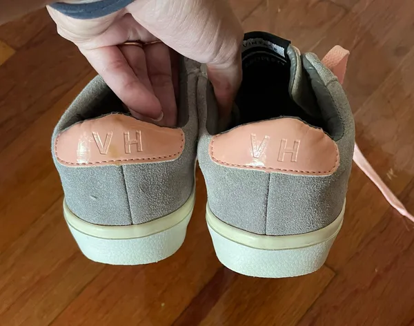Vintage Havana Bristol Sneakers Gray And Pink Size 6.5 - Image 3