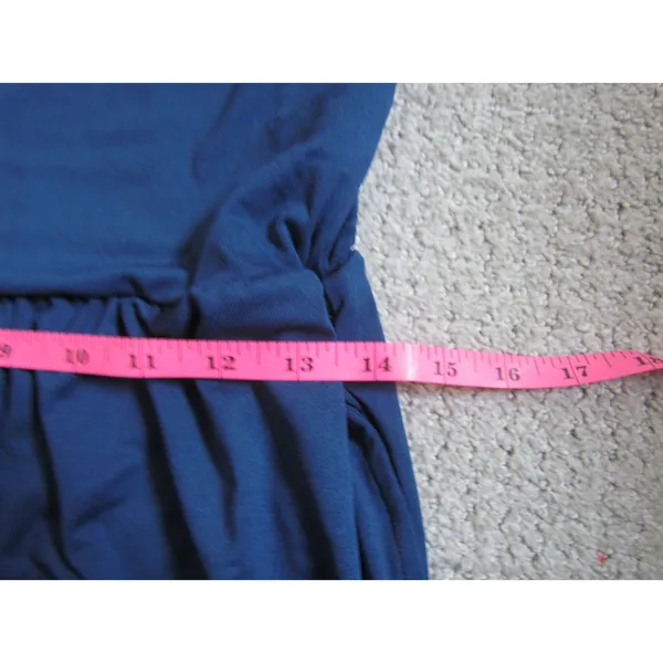 NWT Savrae Sleeveless Square Neck Dress S Navy Blue Athleisure Travel‎ SVA23004 - Image 5