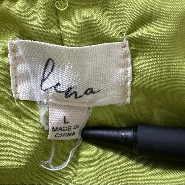 Lena x Revolve Women’s Green Strapless Mini Dress Size L - Image 3