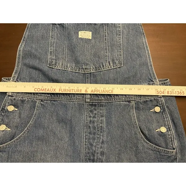 Levi’s Vintage Two Horse Brand Bib Work Clothing Overalls XL Denim Romper Retro - Image 11