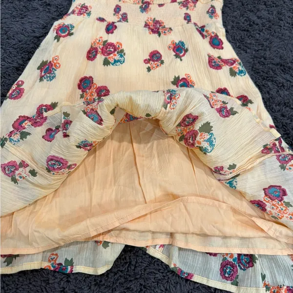 Urban Outfitters‎ Yellow Floral Ruffle Sleeve Dress - Image 6