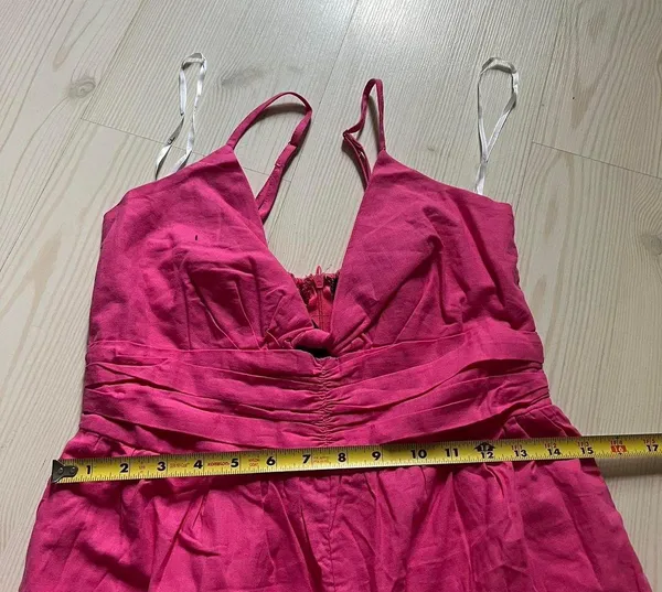 Lulus Pink Linen Jumpsuit - Image 6