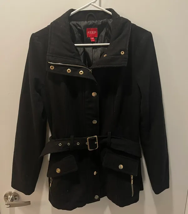 Guess Black Coat - Image 2