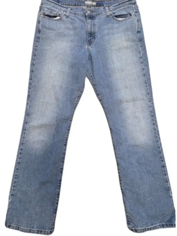 Levis 505 Straight Leg Jeans Womens 14M Medium Wash Denim Blue 731L 15505-1101 - Image 11