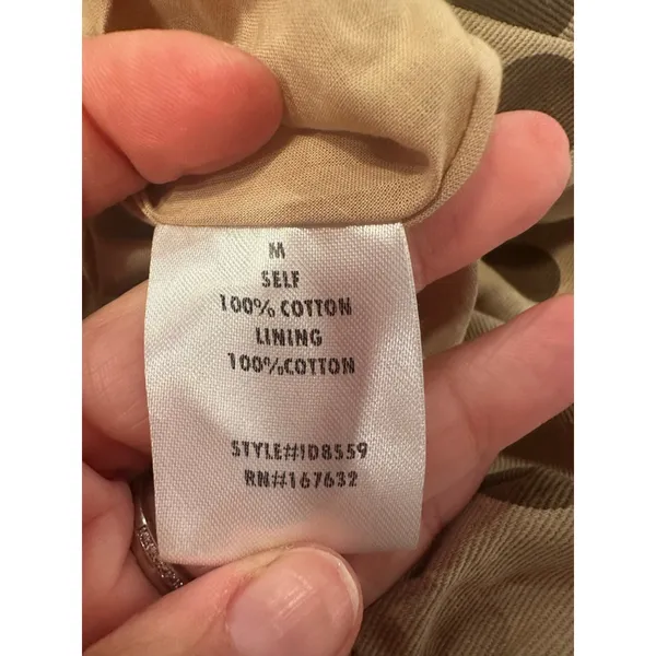 Klesis Vault 206 Taupe Polka Dot Halter Bubble Hem Mini Dress - Size M - Image 11