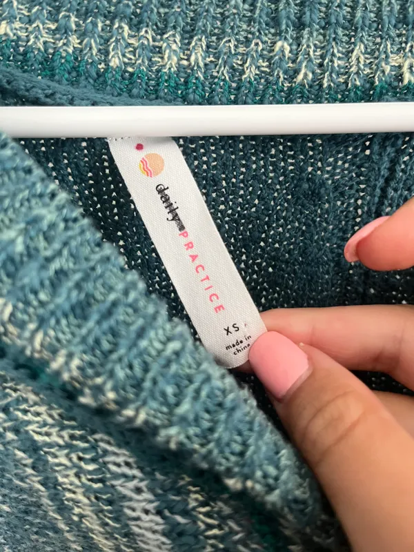 Blue Drug Rug Sweater - Image 3