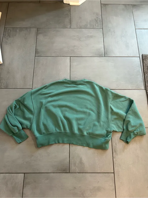 Nike Phoenix Fleece Over-Oversized Crew-Neck Sweatshirt | Teal (Cannon) - Image 3