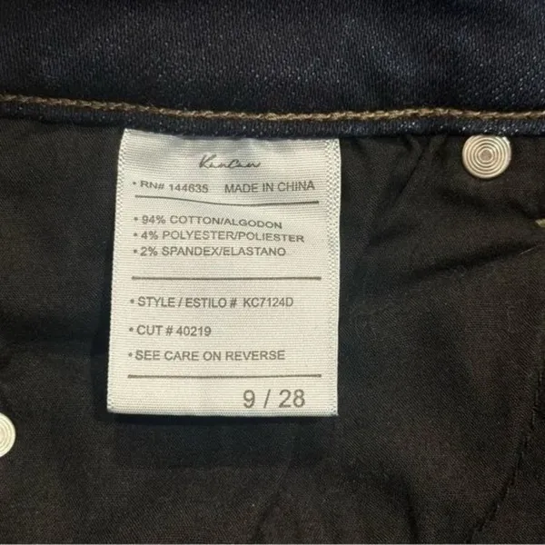 KanCan Parker High Rise Trouser Flare Dark‎ Wash Capsule Comfort Rodeo 9/28 - Image 8