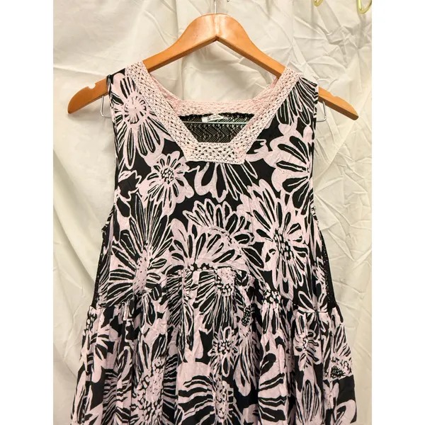 Frame Free People‎ Tiers For You Maxi Slip Size S $128 Spring Floral Bohemian - Image 5