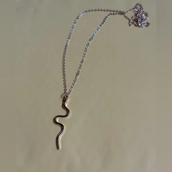 Gold Snake Pendant Necklace for Reptile Lovers - Image 3