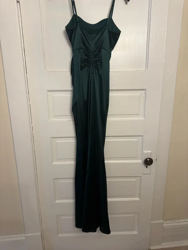 Emerald Sundae Dress Emerald Green Long - Image 2