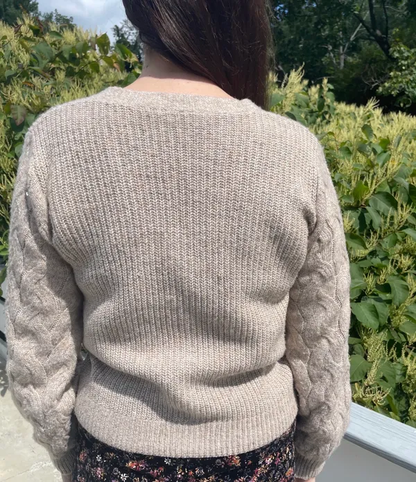 Classic tan cardigan - Image 4