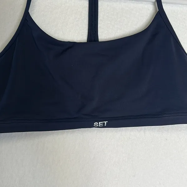 NWOT Set Active Airluxe Navy Sports Bra - Image 2