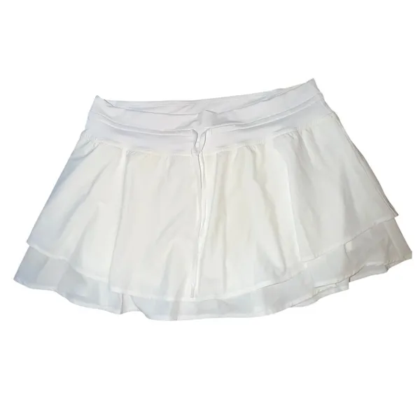 DSG Knit Stride HighRise Skort Womens XXL Pure White Tiered Athletic Tennis Golf - Image 3