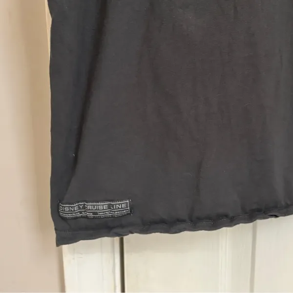 Disney Cruise Line Short Sleeve Tee Shirt in Grey with White Print - Image 3