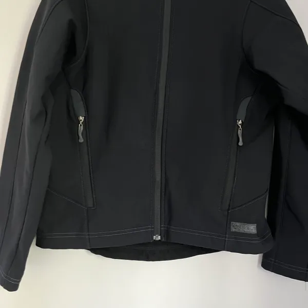 REI Women’s Softshell Fleece Lined Full Zip Hiking Jacket Black Size Medium - Image 6